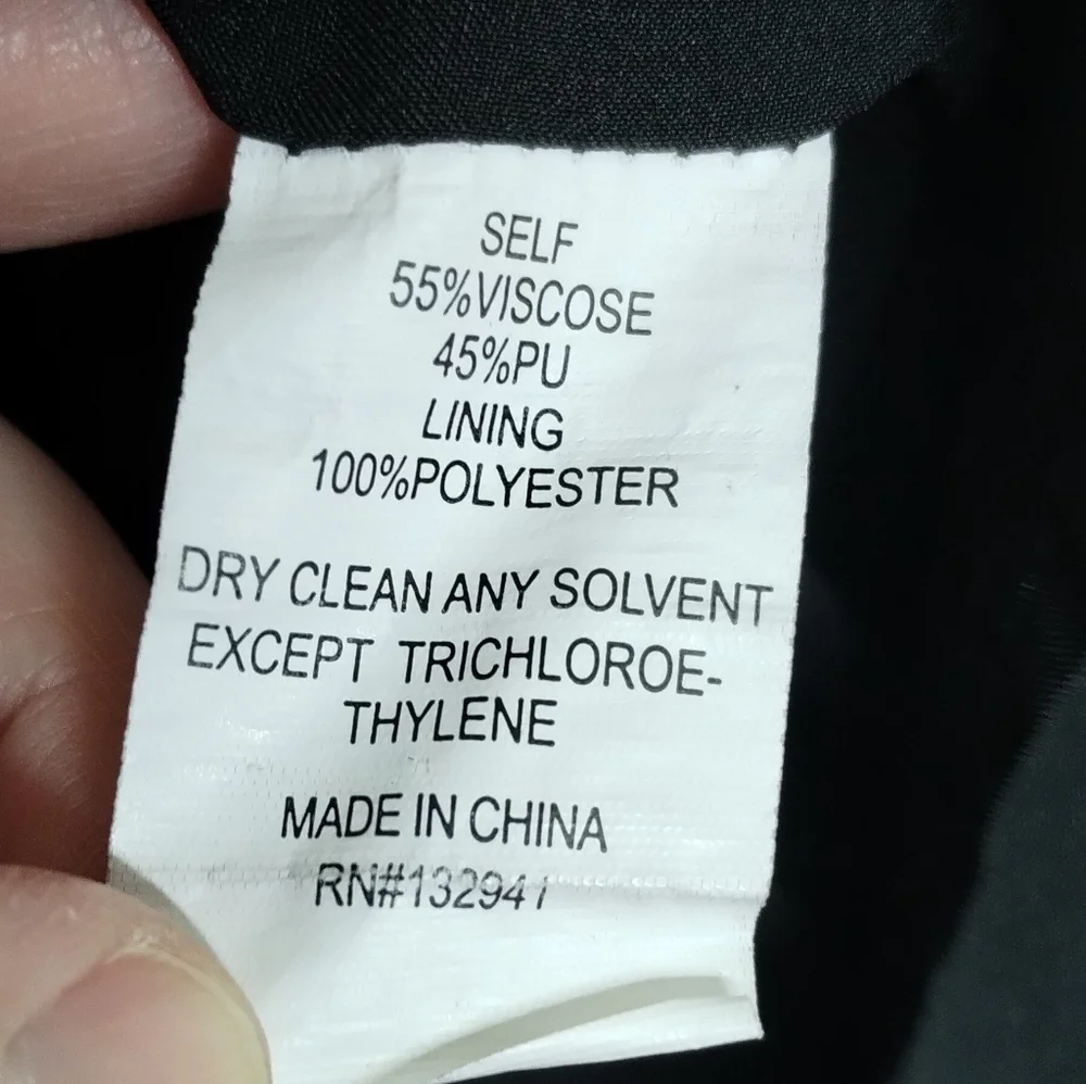 Amanda Uprichard Faux Leather Maisie Dress Women's Size XL